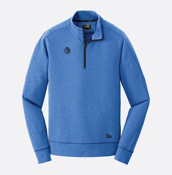 AT&T New Era Tri-Blend Fleece 1/4 Zip