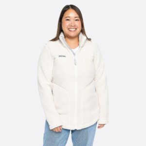 AT&T Drew Columbia Sherpa Full Zip Fleece Jacket